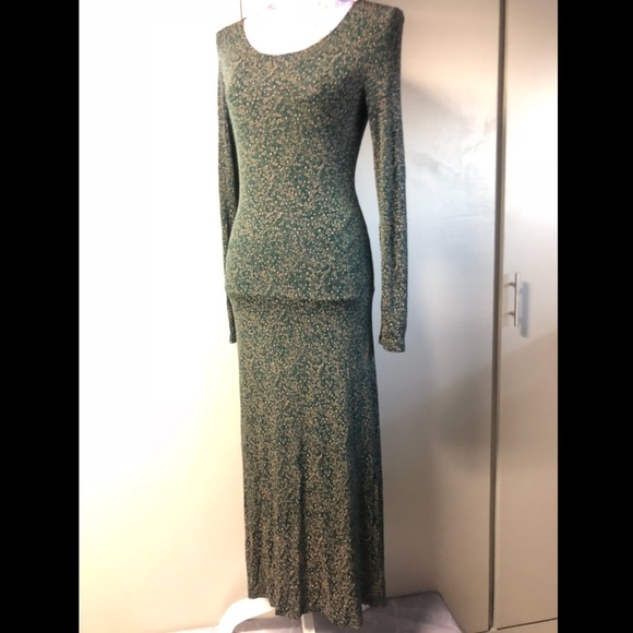 Vintage 90’s boho stretchy maxi dress! No size tag- guess is a M - Picture 5 of 8